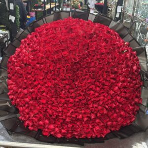RAMO BUCHON DE 1000 ROSAS ROJAS