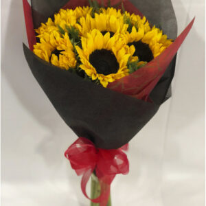 RAMO CON 10 GIRASOLES