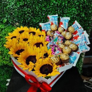 CORAZON GIRASOL FERRERO.