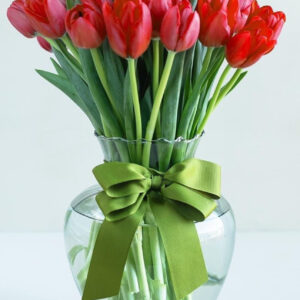 JARRON CON 20 TULIPANES